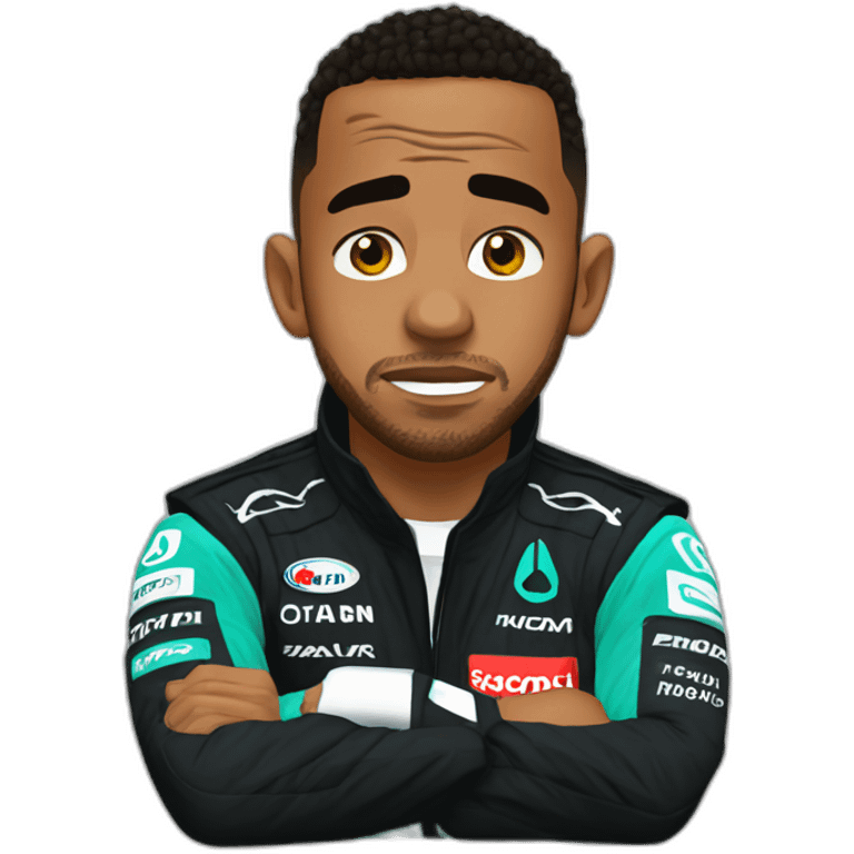 crying lewis hamilton emoji