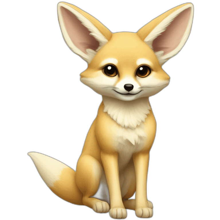 Fennec sur un chameau emoji