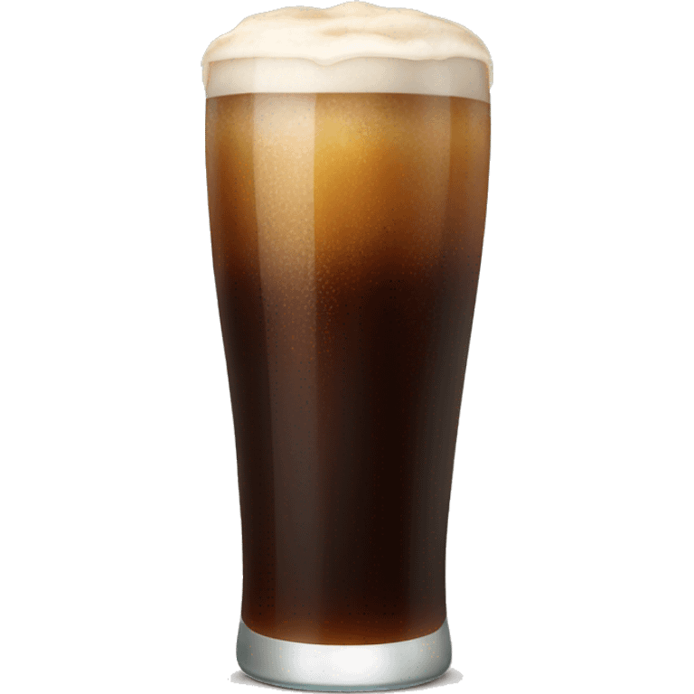 tall glass of root beer emoji