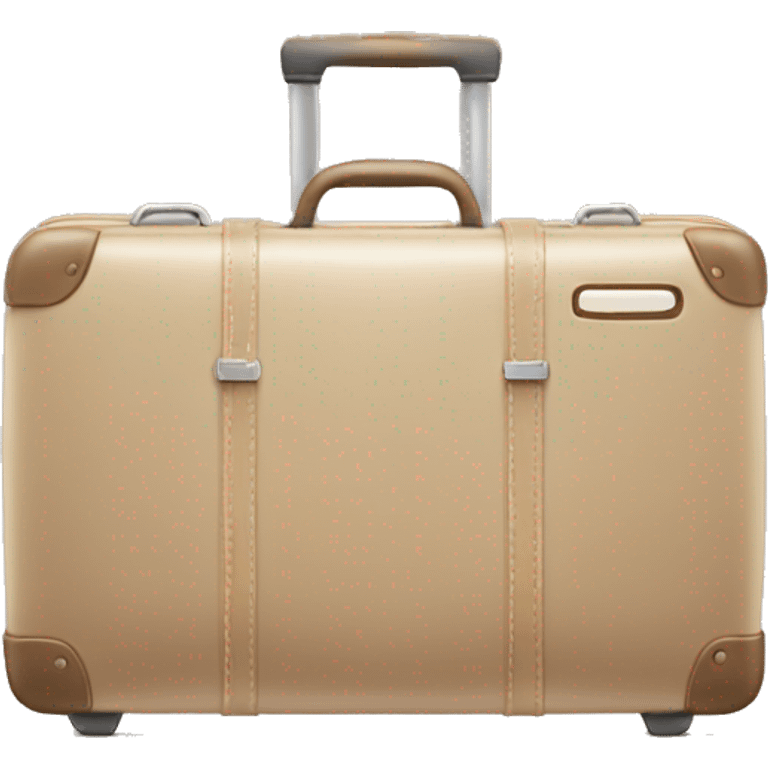 Beige luggage  emoji