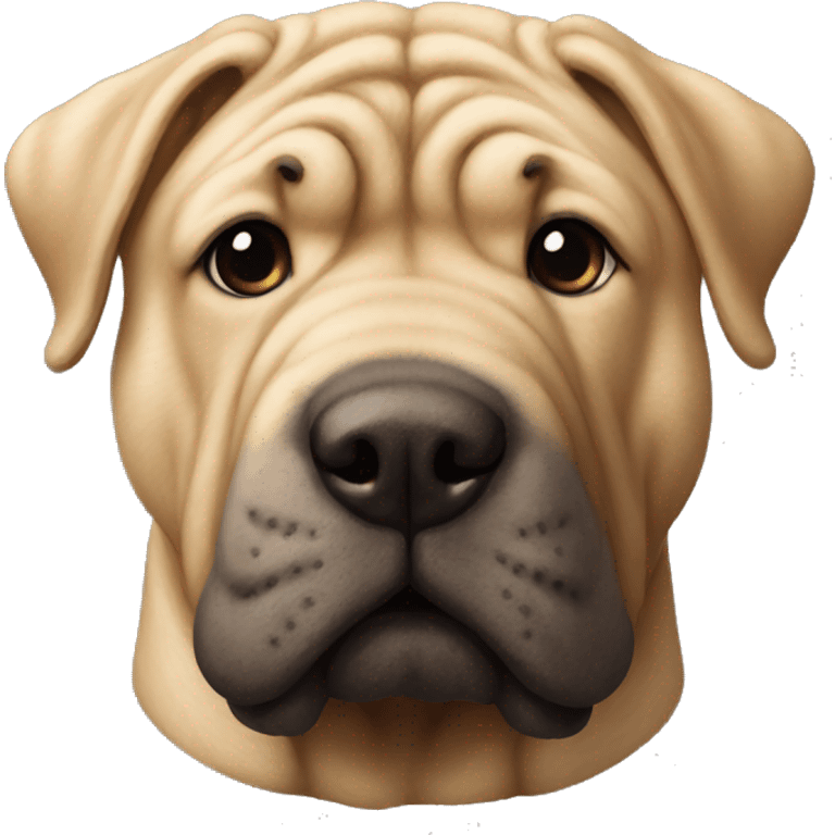 Perro shar pei emoji