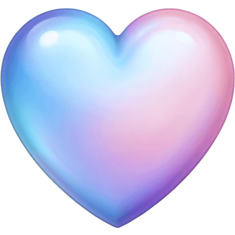 Moonstone heart pink purple blue pastel emoji