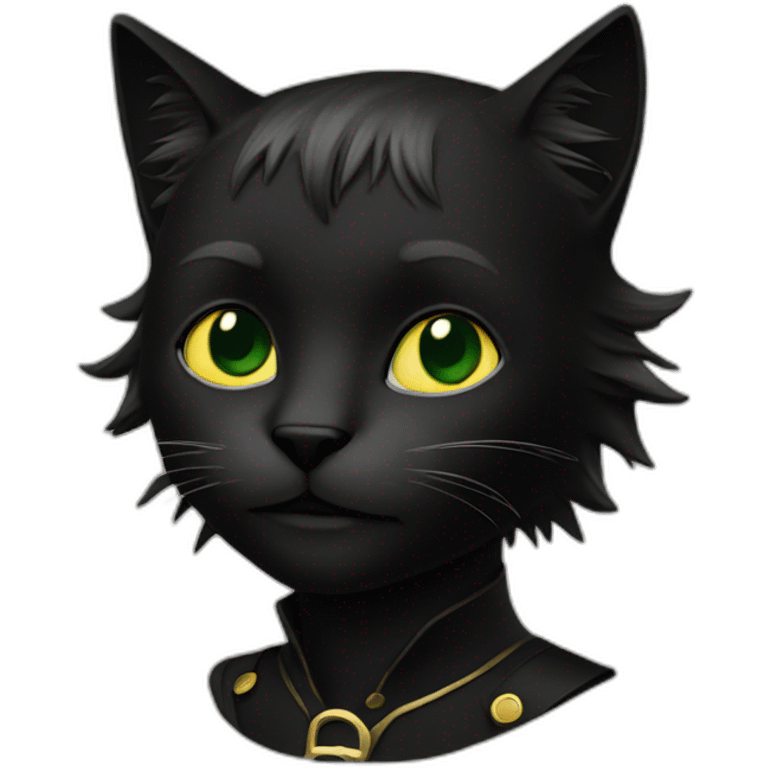 Chat noir emoji