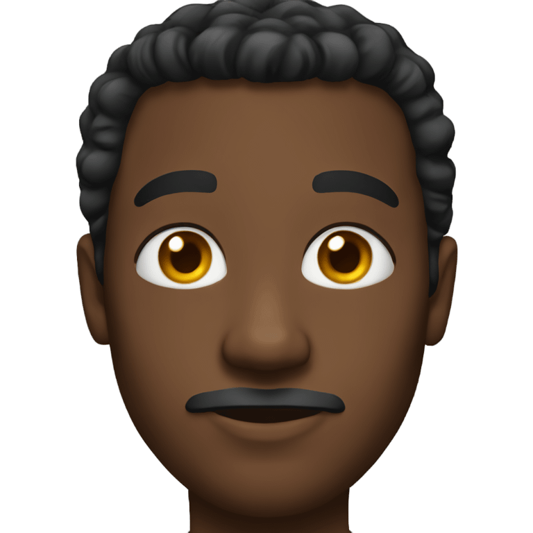 Black man emoji