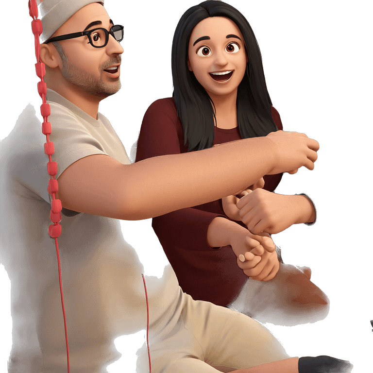 happy friends enjoying together emoji