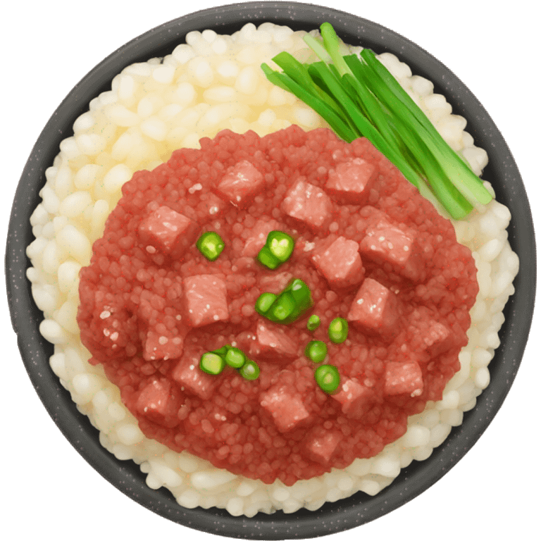 korean beef tartare emoji