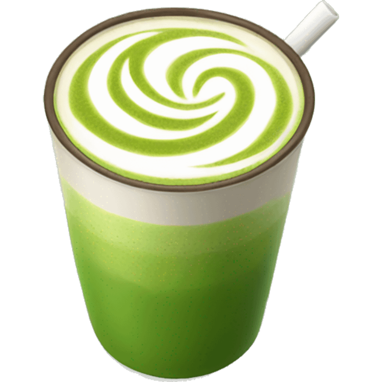 Matcha latte  emoji