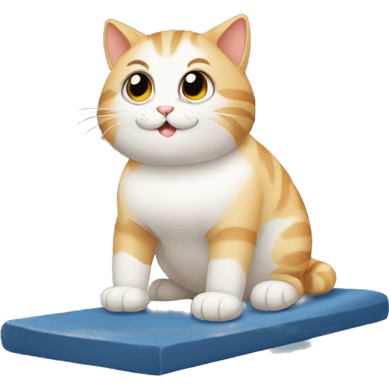 cat at the gym emoji