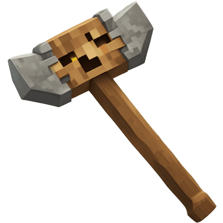 Minecraft pickaxe emoji