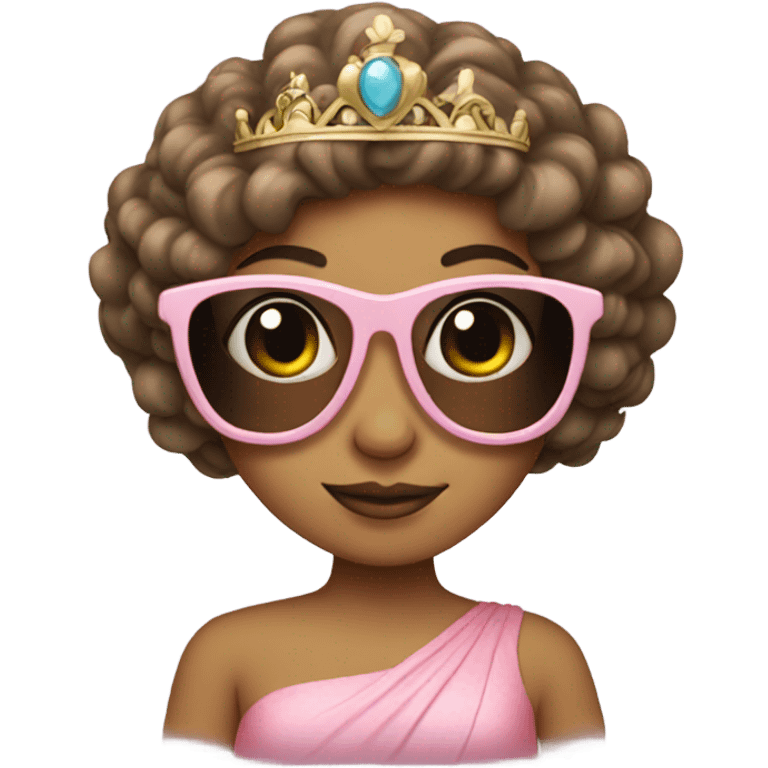 Princess with sunglasses on  emoji