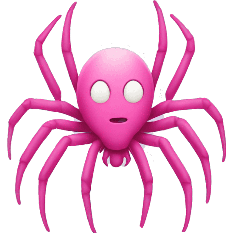 Pink spider  emoji