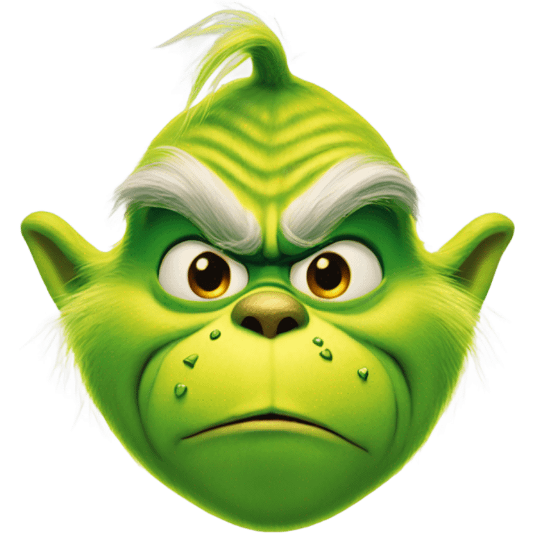 The grinch emoji