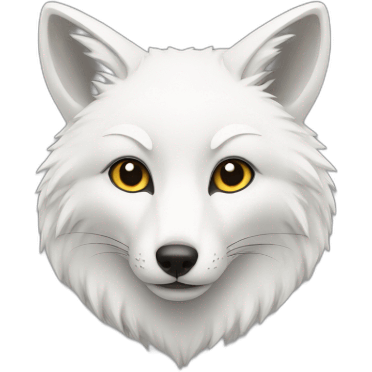 white fox emoji