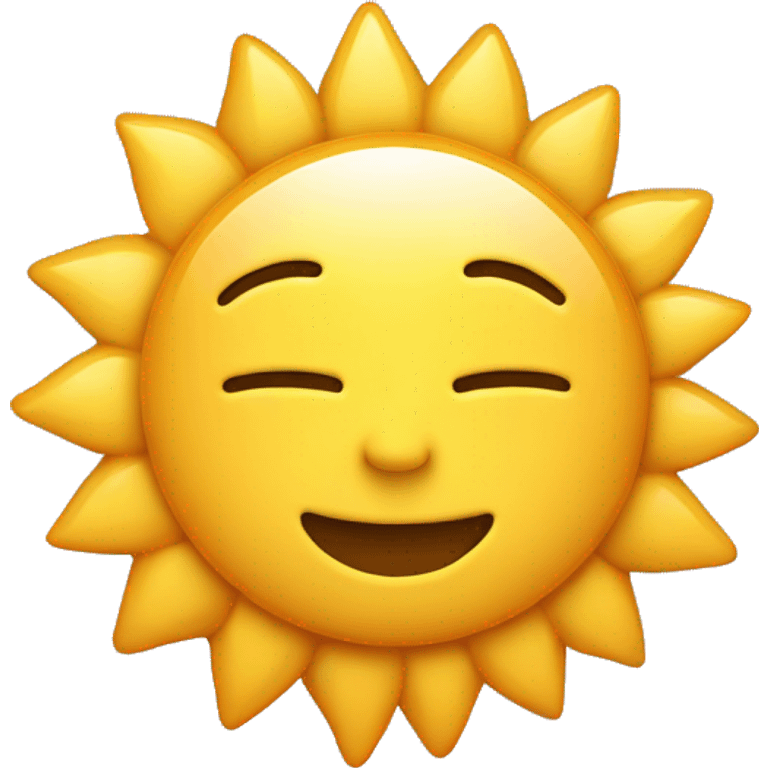 a round profile image that incorperates a emoji and a sun emoji