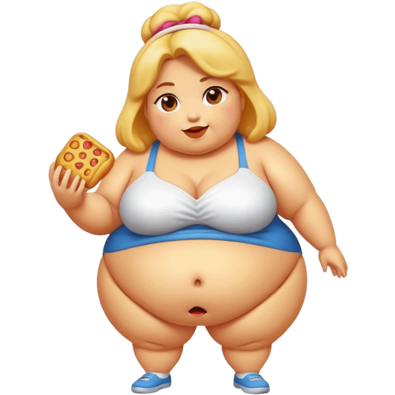 Fat Snack lady emoji