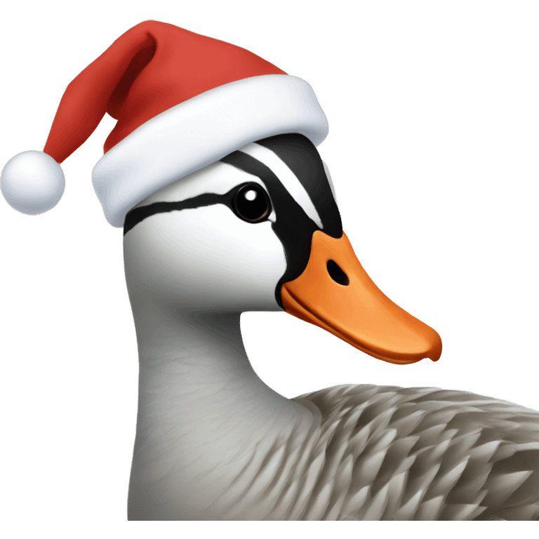 Goose at Christmas  emoji