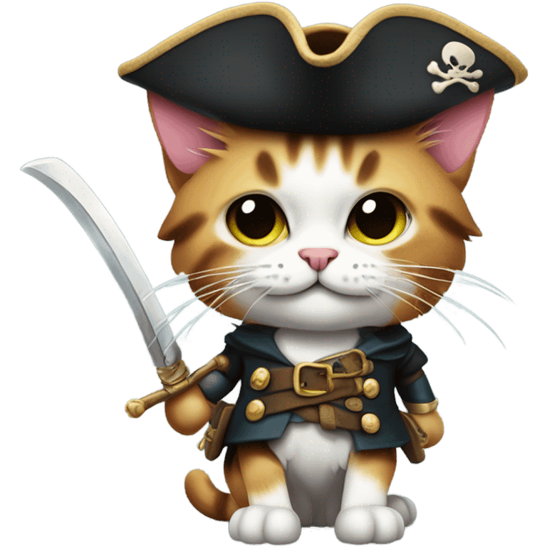 Pirate cat  emoji