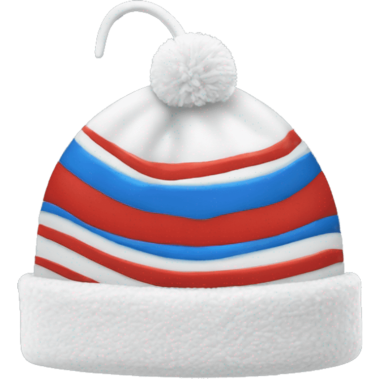 Dairy Queen logo on a winter hat emoji