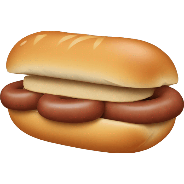 Sausage in an bun  emoji