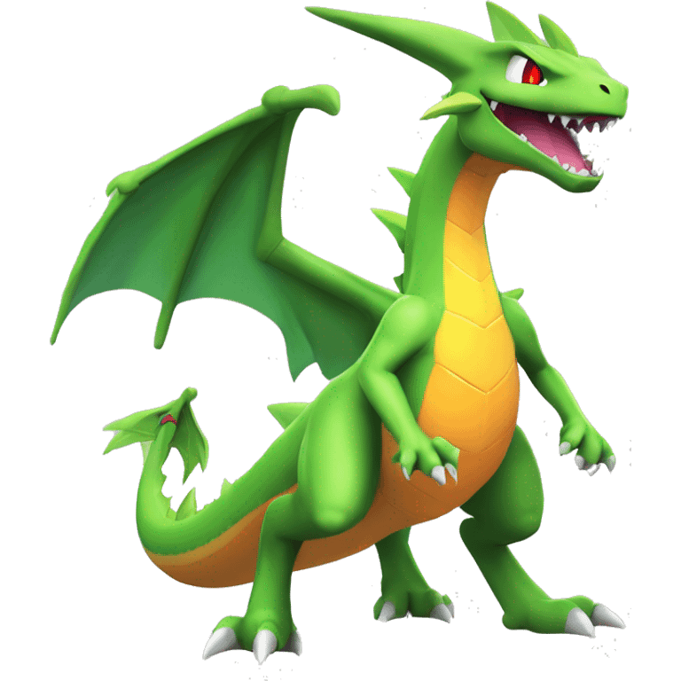 Cool Edgy Fakemon-Pokémon-Flygon-Charizard-Spyro With Full Body Detailed High Quality emoji