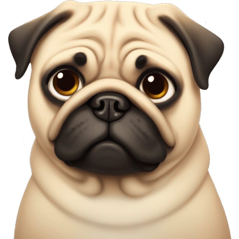 fat pug emoji