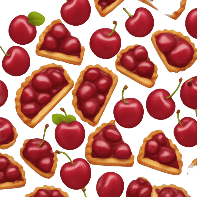 cherry pastry emoji