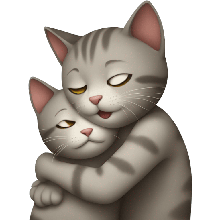 cat hug emoji