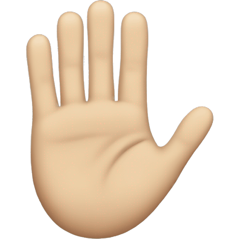 The softest hand emoji