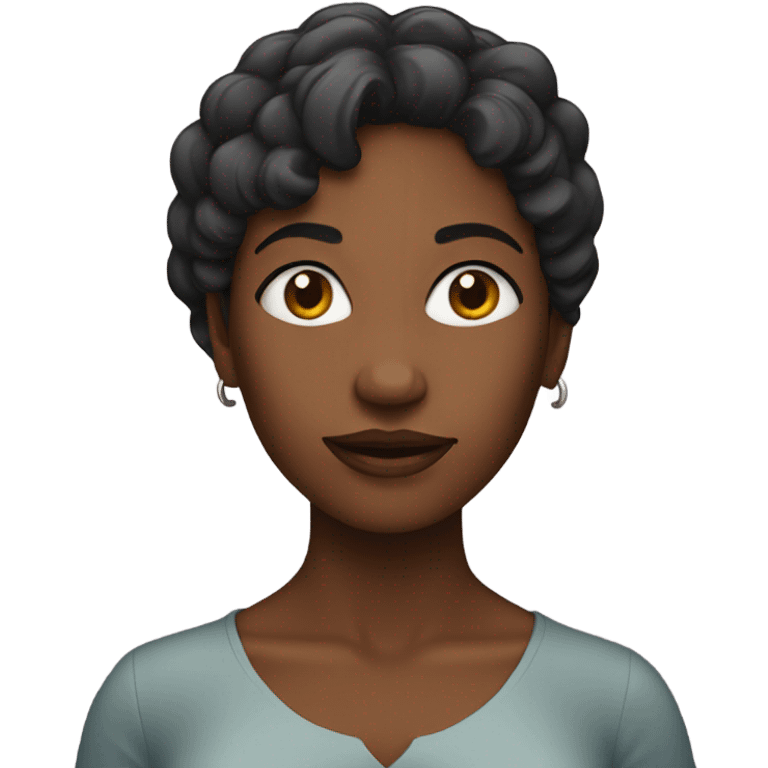 Black woman emoji