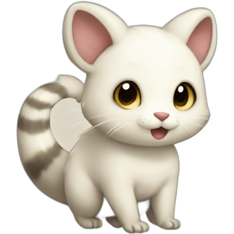 White Furret emoji