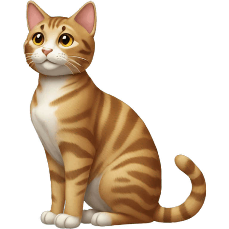 Tabby Cat Full Body emoji