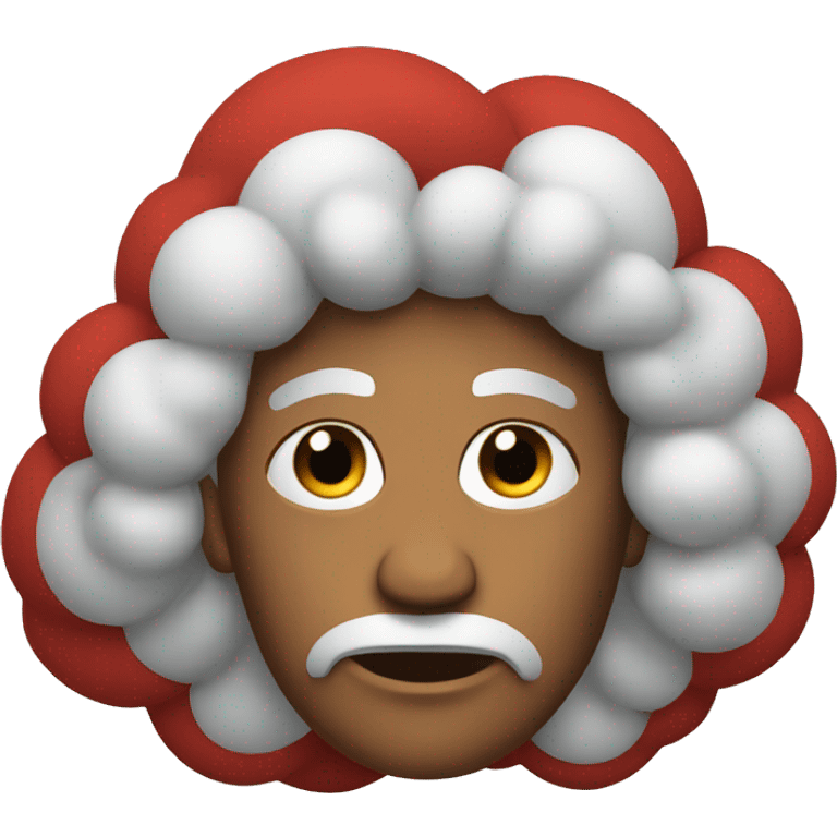 A red cloud emoji