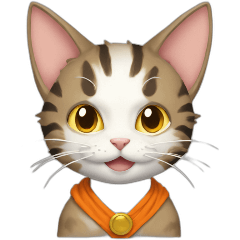 goku cat emoji