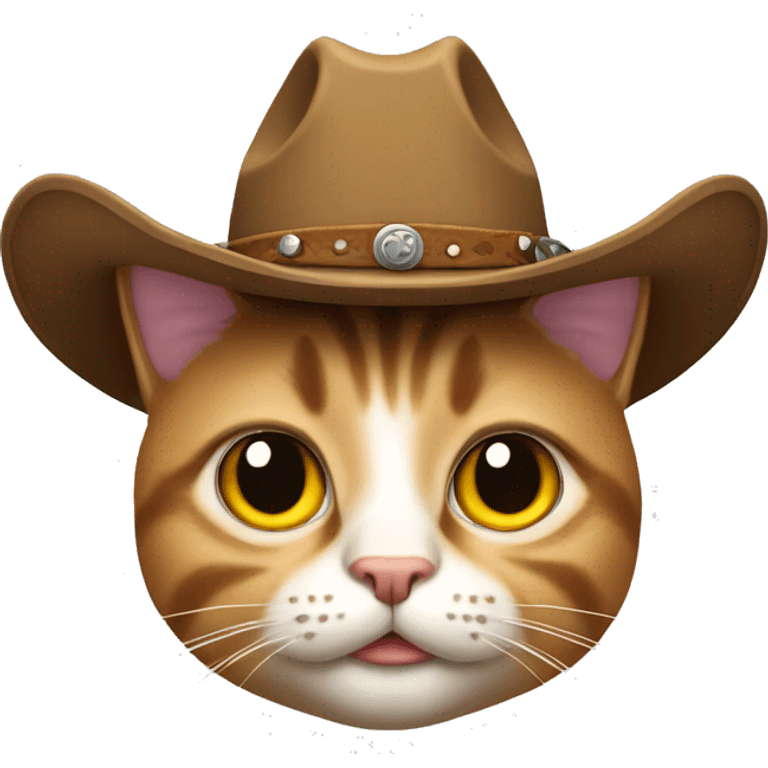 cat with cowboy hat emoji