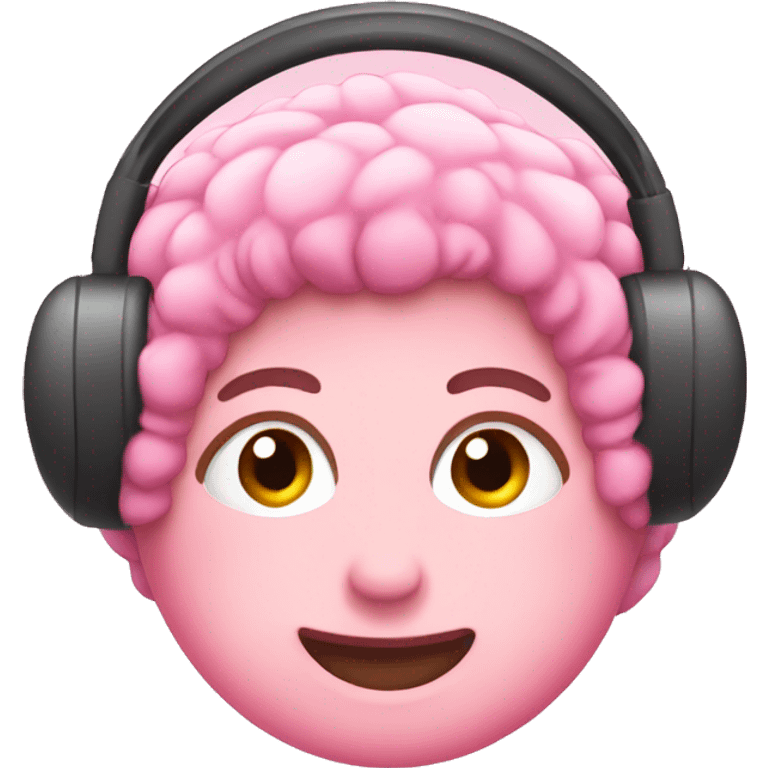 Pink ear muffs emoji