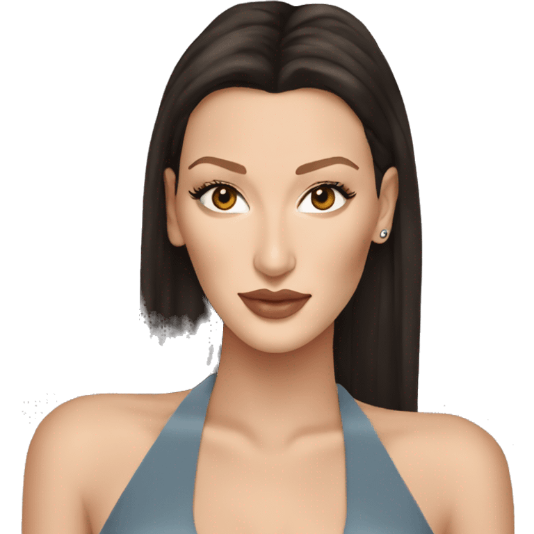 bella hadid lon emoji