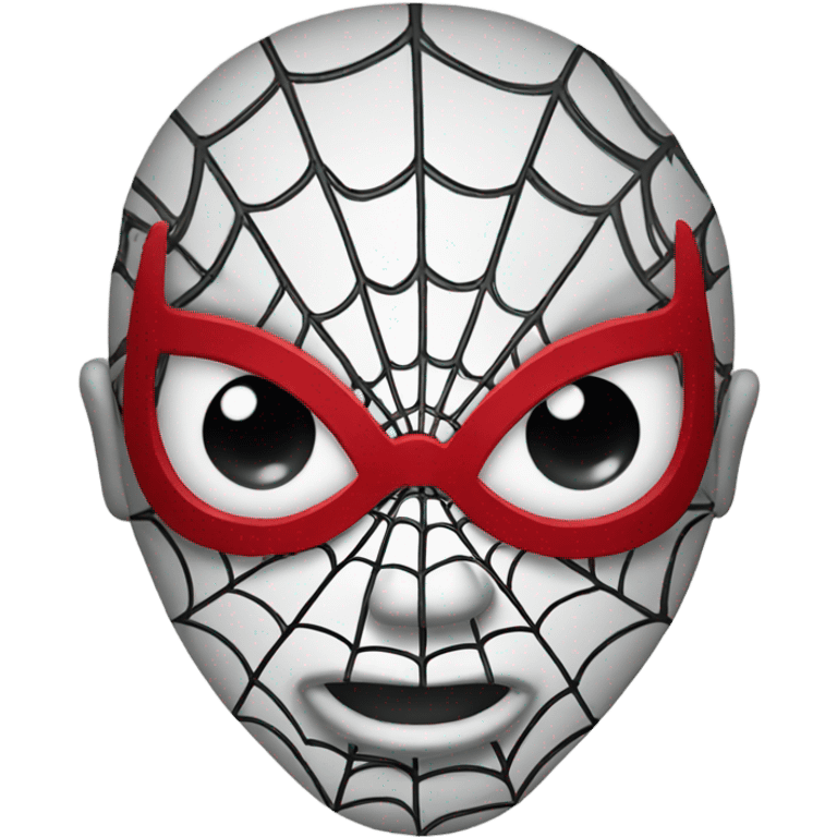 spiderman face emoji