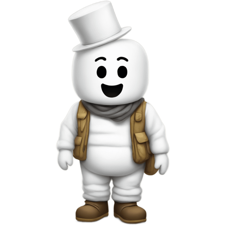 Hobo marshmallow man emoji