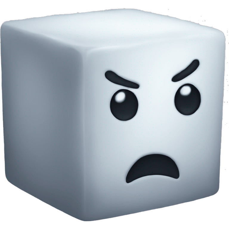 sugar cube evil emoji