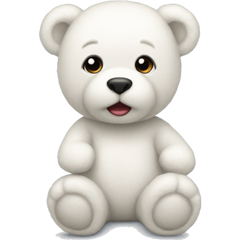 White teddy  emoji