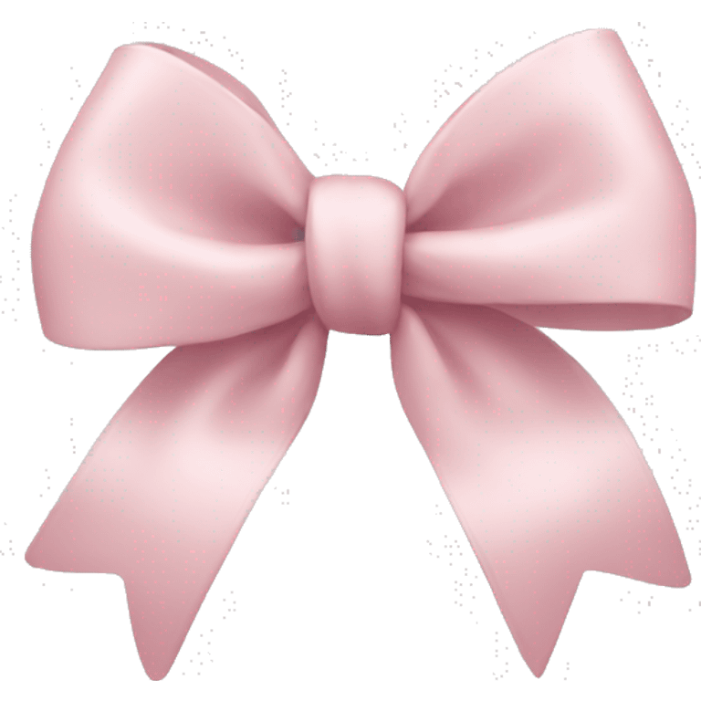 Light pink bow emoji