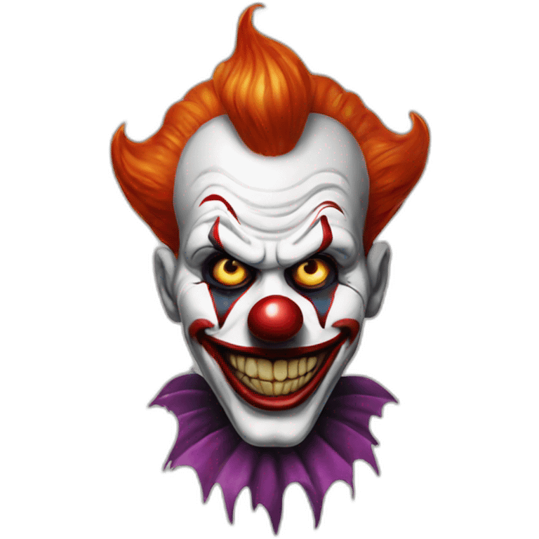 Killer clown emoji