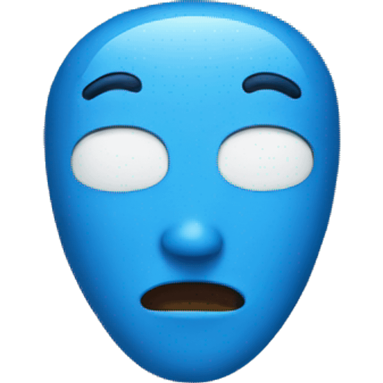 blue medicine emoji