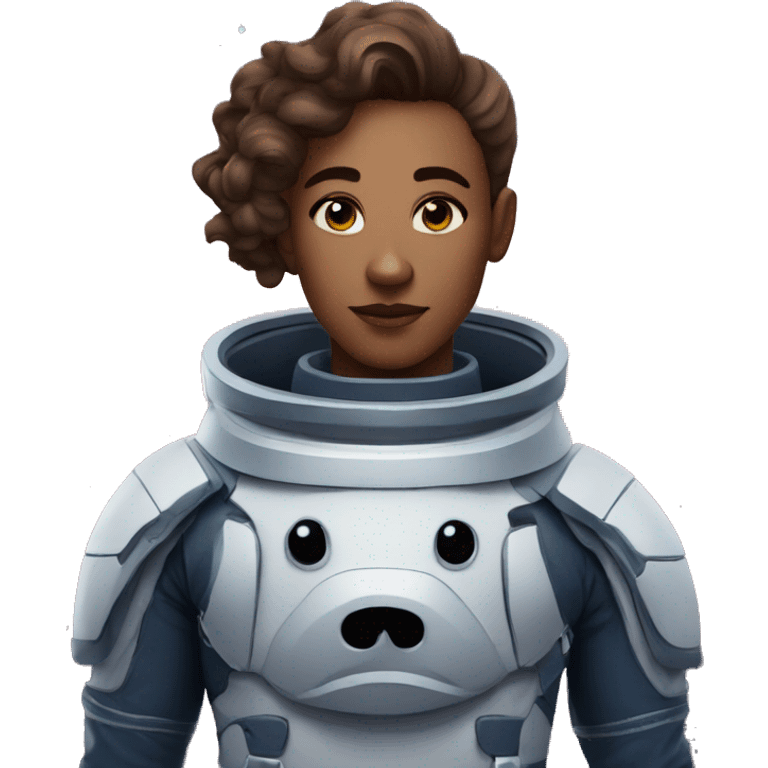 Zodiac sign taurus in space style emoji