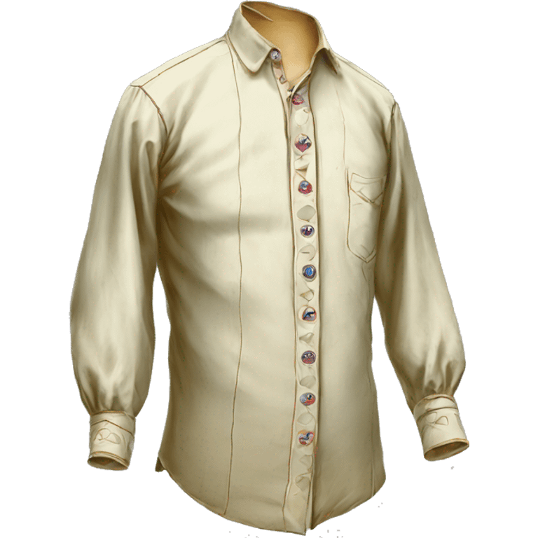 men's shirt 19th century emoji