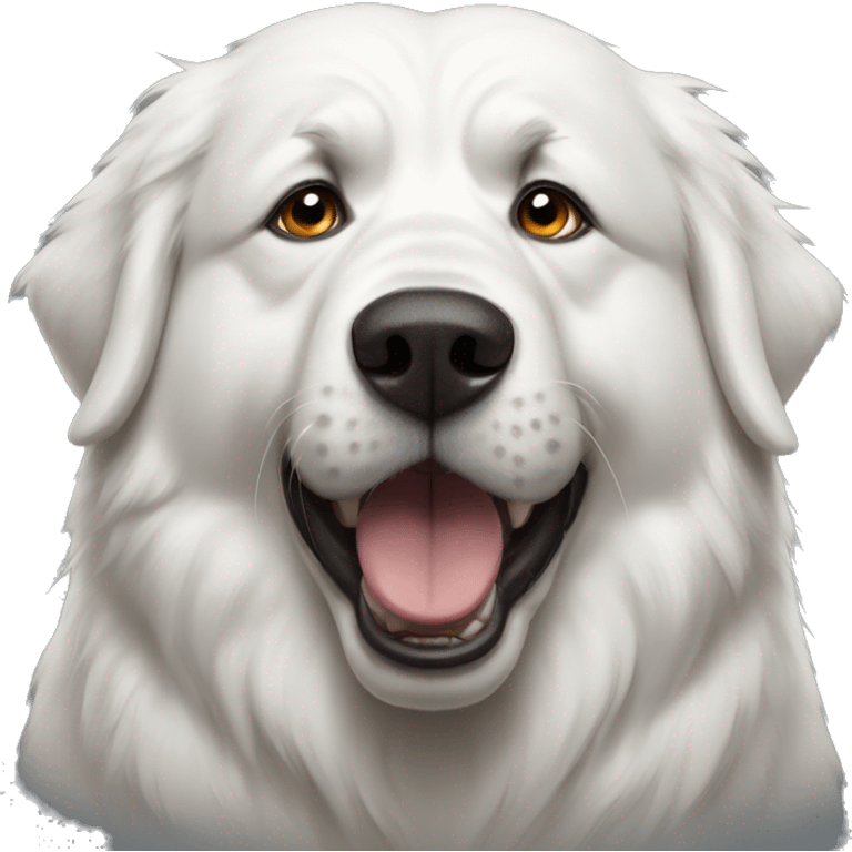 Angry Great Pyrenees  emoji