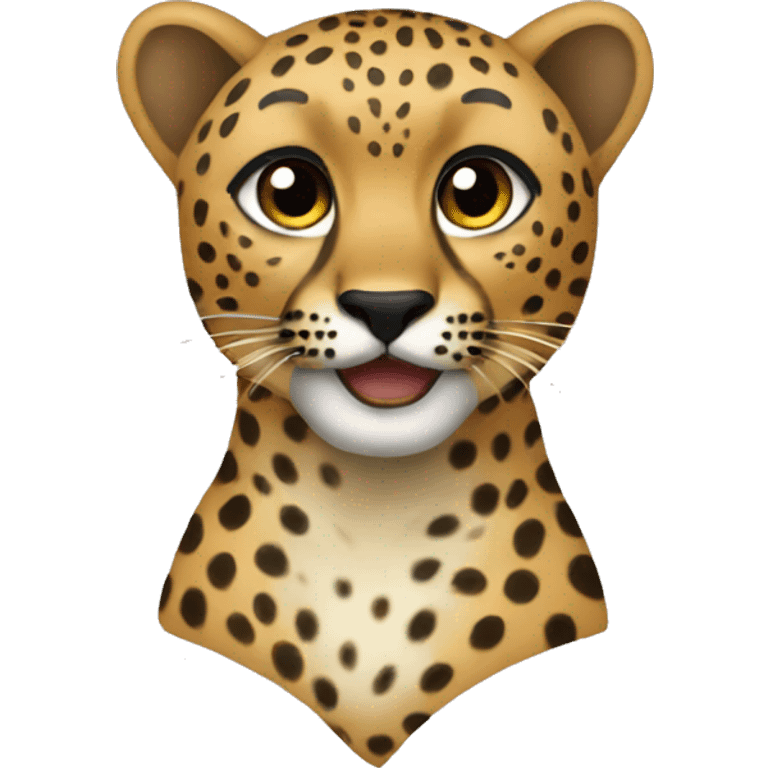 Cheeta bow emoji