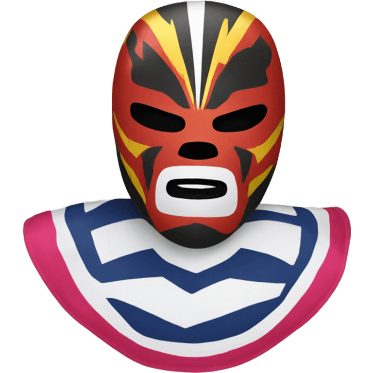 Máscara de lucha libre emoji