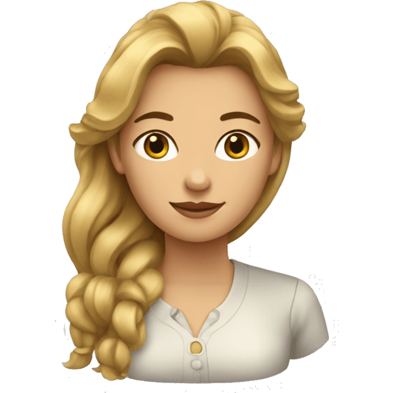 Une femme à cheval  emoji