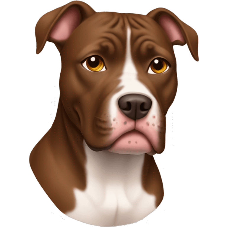 brown pitbull emoji